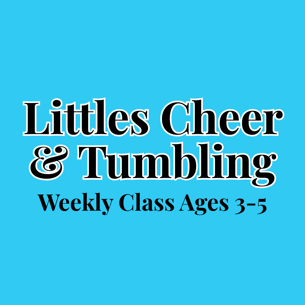 Cheer class for 3 - 5 year olds.